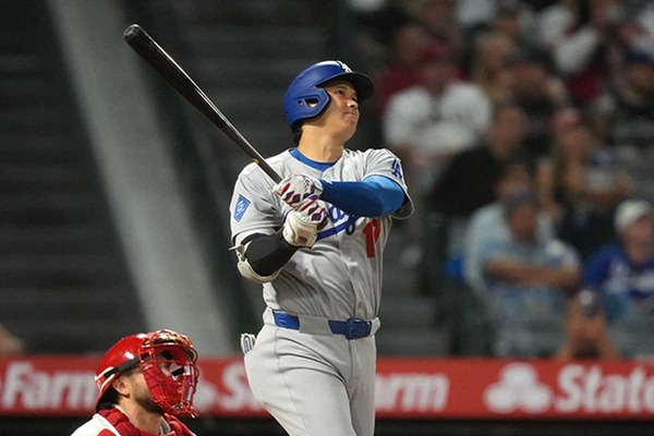 【MLB】大谷翔平「1番投手兼DH」スタメン　“得意の敵地”で本塁打王単独トップの今季54号アーチと2勝目なるか