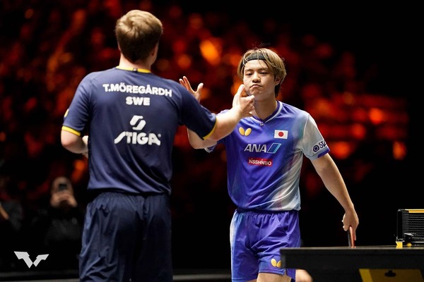 宇田幸矢、快進撃続くサウスポーのパリ五輪銀撃破に賛辞「無敵のウダが支配」　勝負を分けたポイントや次戦にも言及【チャイナスマッシュ2025】