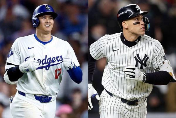 【MLB】大谷翔平&#038;ジャッジが成し遂げた歴史的偉業　両リーグMVPが放った“2年連続50号”を公式が紹介「オオタニが快投とともに記録」