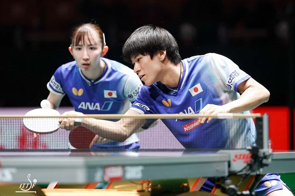 卓球日本を初戦快勝に導いた“2021年アジア王者”ペア　伊藤美誠＆松島輝空らのダブルス起用も今後の鍵に【ITTF混合団体W杯2025】