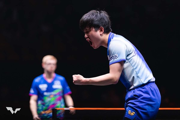 エース・張本智和が振り返った“天敵撃破”の要因　悲願の初優勝へあと2勝、好相性の世界2位・中国勢と準決勝で激突【WTTファイナルズ香港】