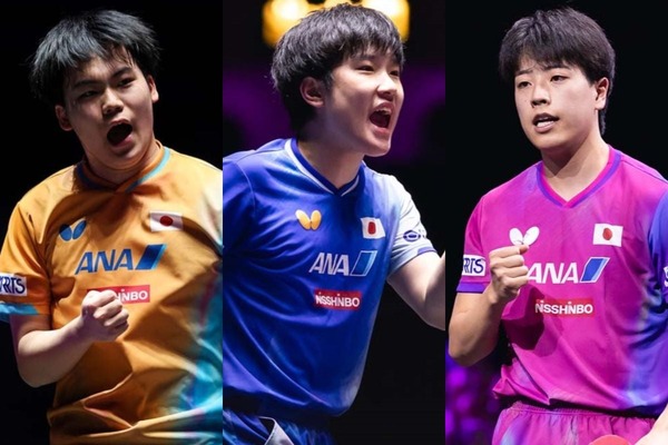 張本智和が日本勢最高位の4位、松島輝空が8位　戸上隼輔は19位にランクアップ｜卓球男子世界ランキング（2026年第1週）