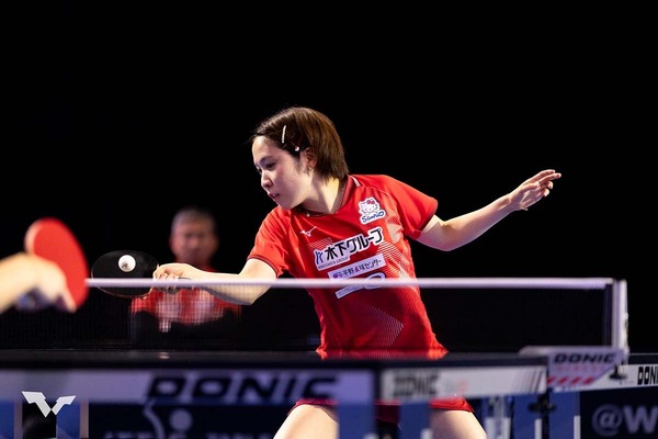 平野美宇、18歳の台湾選手に中盤苦戦もフルゲームの激闘制す　次戦で世界16位“元チームメイト”との日韓戦へ【WTTチャンピオンズ・ドーハ】