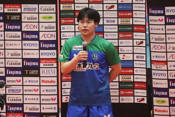 松島輝空、世界7位のサウスポーが語った“現在地”　積み重ねた自信と示した覚悟「どの大会に出ても優勝を」【Tリーグ】