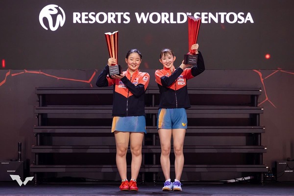 卓球日本女子のWエース“みわひな”ペアが示した存在感　張本美和が語ったロス五輪への重要性「ダブルス種目が大事」【シンガポールスマッシュ】