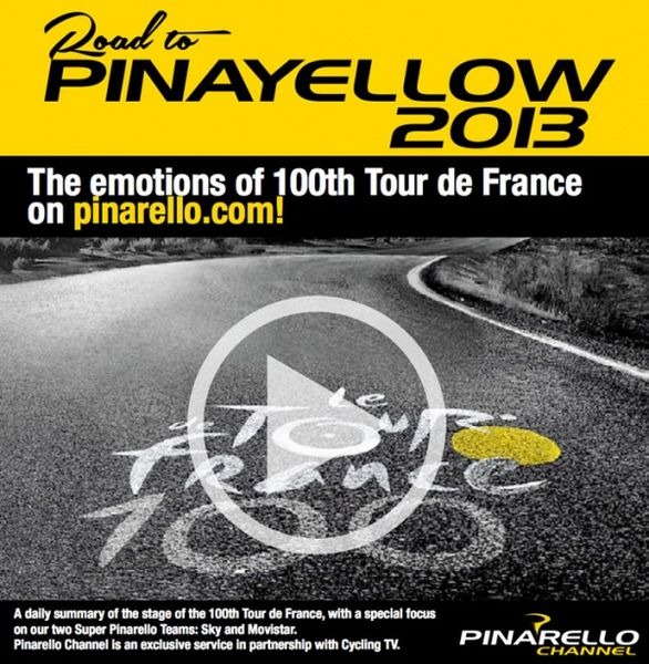 　ピナレロはサイクリングTVと提携し、バイクを供給するスカイとモビスターにフォーカスした第100回 ツール・ド・フランスのステージサマリーの動画配信を開始した。