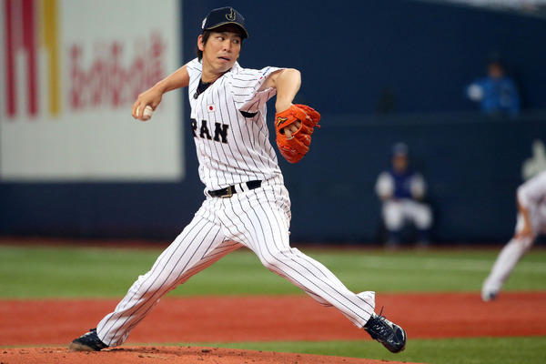 前田健太（2014年11月12日）（c）Getty Images