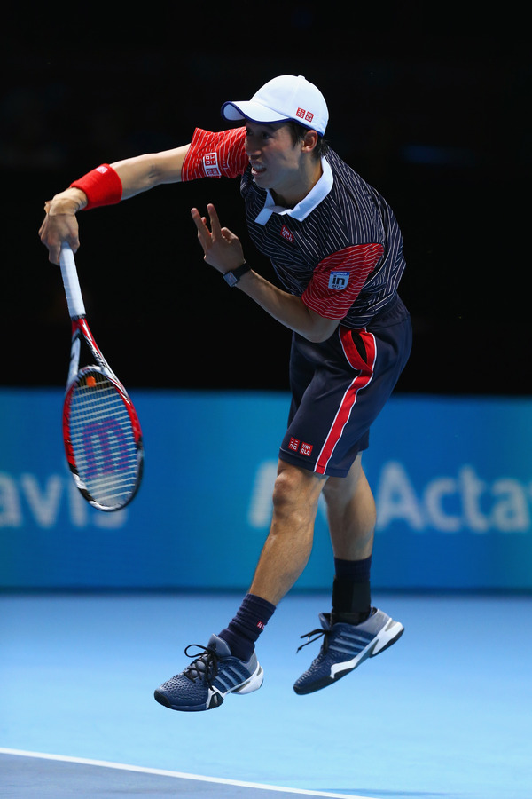 錦織圭（2014年11月13日）（c）Getty Images