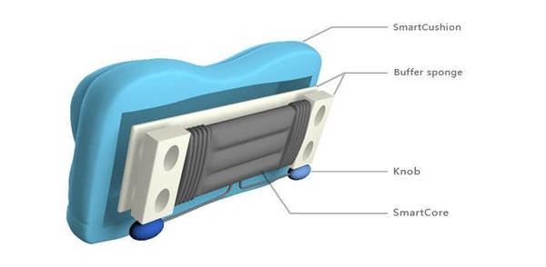 高低硬軟が自在に、睡眠を快適にするスマートまくら　香港