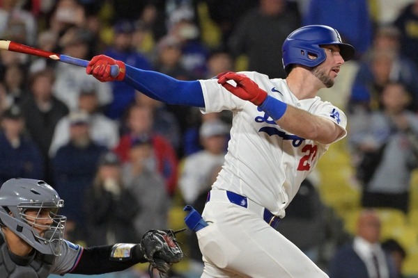 【MLB】地元メディアが失望……ドジャース前半戦最大の“期待外れ”にタッカー「1日も早く本来の姿を」　打撃は平均的、守備も過去ワースト級に