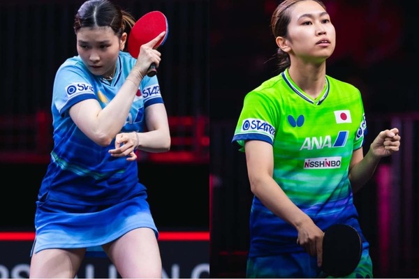 日本女子が誇る“カットマン”橋本帆乃香＆佐藤瞳のラリーに熱視線　仏21歳と激闘の一戦は「まるで映画のような試合」【WTTサン・ジョゼ・ドス・カンポス】