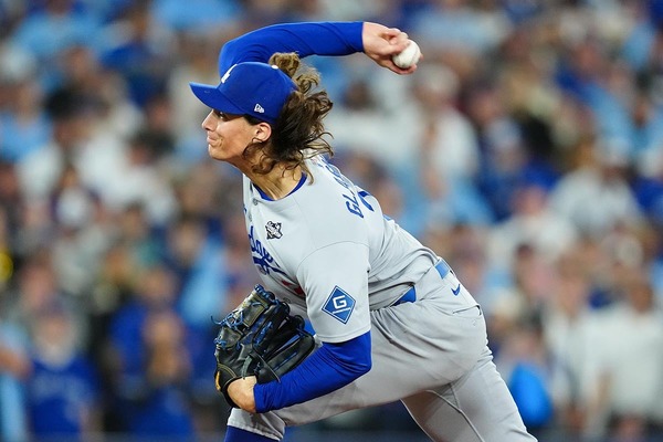 【MLB】ドジャースに吉報、グラスノーが来週中に戦列復帰か　3Aで圧巻のリハビリ最終登板「6回途中1失点9奪三振」