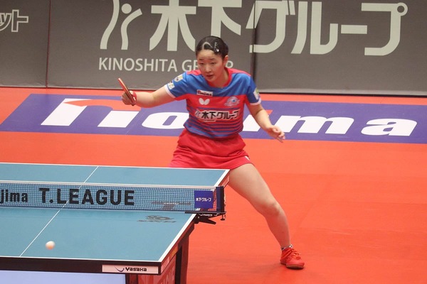 張本美和、ホーム連勝に導いたエースは「本当に応援がパワーに」　強行日程続くも「1大会ずつ頑張る」と意欲【Tリーグ】