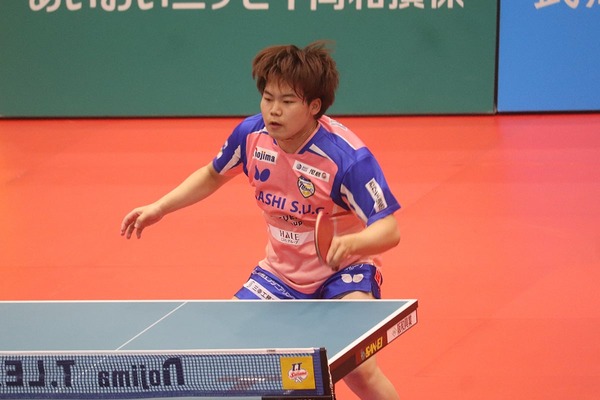 松島輝空、連勝に導いた左のエースは「新しい環境で勝ちたい気持ちが強い」　共闘の右のエース・張本智和は「心強い存在」【Tリーグ】