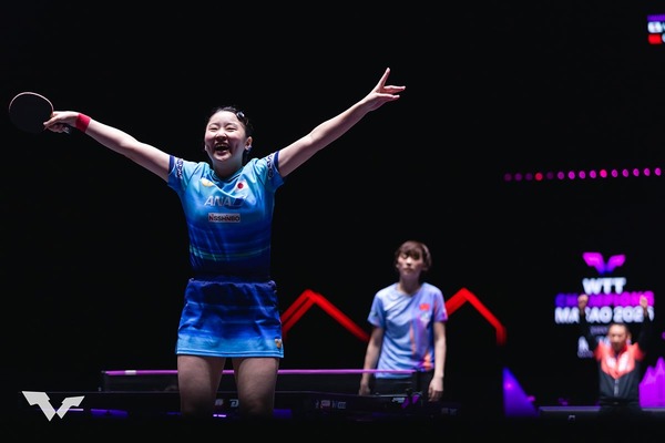 張本美和が明かした3大会連続チャンピオンズ制覇の本音「信じられない」　語った横浜大会Vへの思い「試合ができたことが幸せ」【WTTチャンピオンズマカオ】