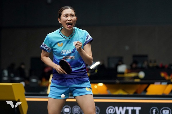 佐藤瞳、世界7位に4－1勝利で日本女子シングルス初の決勝進出　快進撃の28歳カットマンが陳幸同との激闘制しV王手【チャイナスマッシュ2026】
