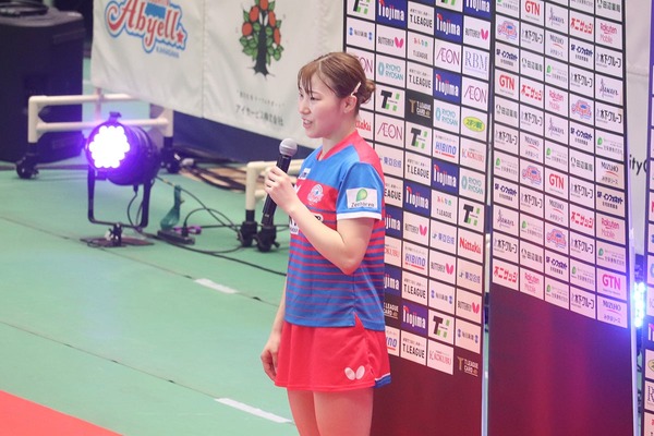 KA神奈川、岡田琴菜が連敗ストップに「素直にうれしい」　主将が口にする再加入の盟友・長﨑美柚への信頼「ありがたい存在」【Tリーグ】