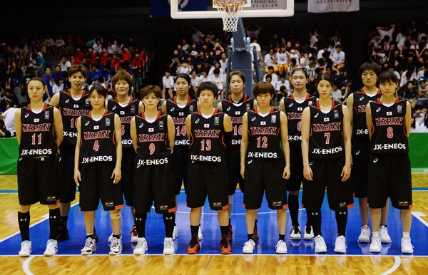 バスケットボール日本女子チーム（2014年7月27日）（c）Getty Images