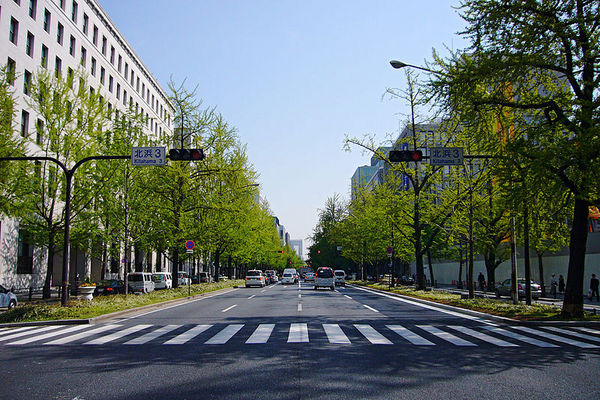 　大阪・御堂筋の東西に5mずつある側道で自動車などの通行を規制した際の交通影響を調査する社会実験を大阪市が23日から7日間行う。24日の12時から19時までは自転車通行空間も確保され、自転車利用の頻度や人数なども調査される予定。管轄区域となる大阪市中央区の柏木