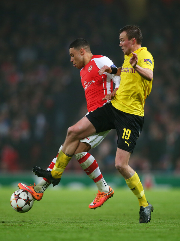 アーセナル注目の若手、21歳のOXLADE-CHAMBERLAIN（2014年11月26日）（c）Getty Images