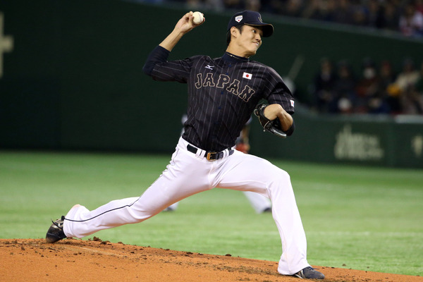 藤浪晋太郎 参考画像（2014年11月16日）（c）Getty Images