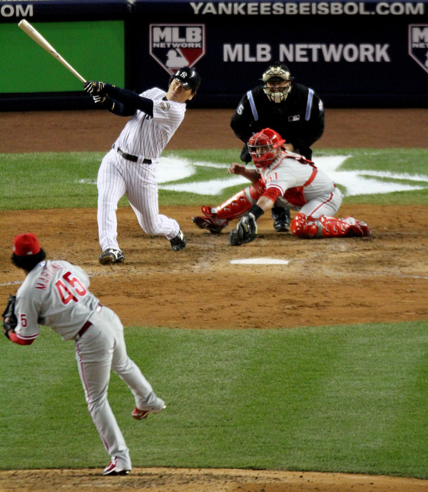 ペドロ・マルティネス vs 松井秀喜 2009年10月29日（c）Getty Images