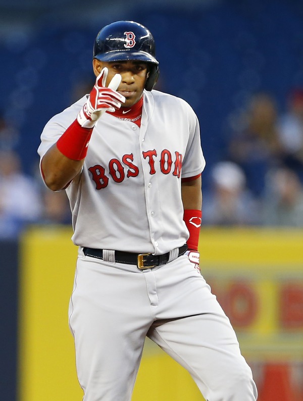 ヨエニス・セスペデス 参考画像（2014年9月2日）（c）Getty Images