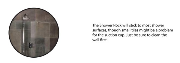 美を追求する女性のためのアイデア商品「Shower Rock」　アメリカ