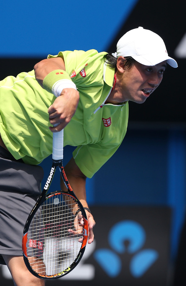 錦織圭（2015年1月20日）（c）Getty Images