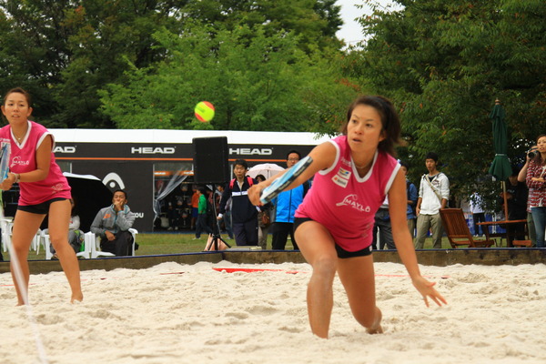 ビーチテニス高橋友美選手