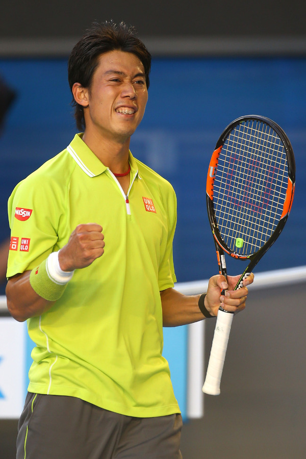 錦織圭（2015年1月26日）（c）Getty Images