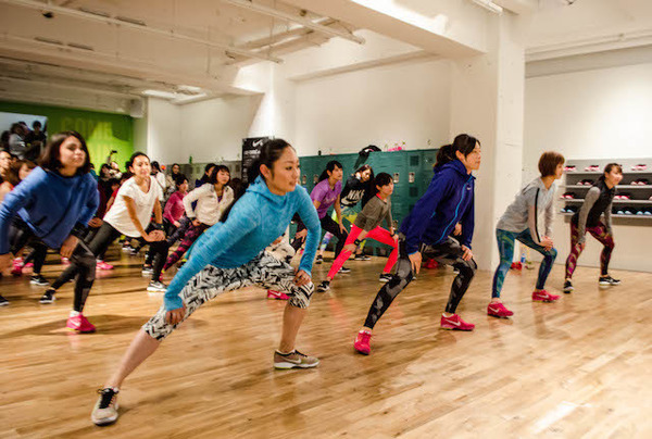 「NIKE WOMEN’S STUDIO」オープニングイベント（2015年3月3日）