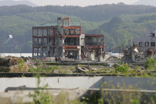 東日本大震災で被害を受けた宮城県南三陸町の防災庁舎