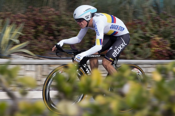 2015年ティレーノ～アドリアティコ第1ステージ個人TT、リゴベルト・ウラン（エティックス・クイックステップ）