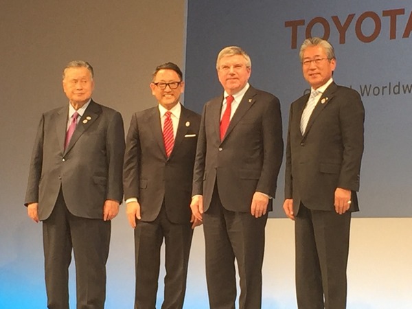 トヨタ、IOCの「TOPパートナー」に決定