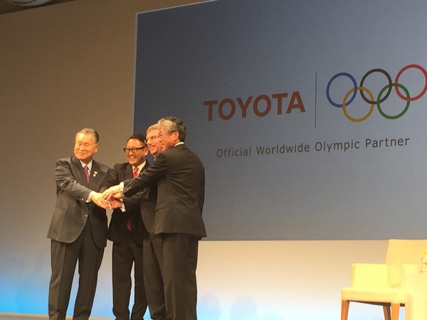 トヨタ、IOCの「TOPパートナー」に決定
