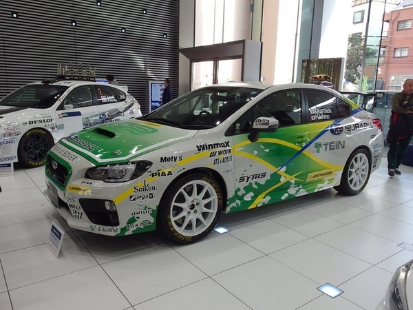 全日本ラリー選手権WRX STI鎌田車2015年モデル　《撮影　高木啓》