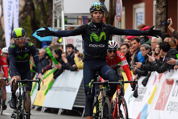 2015年カタルーニャ一周第2ステージ、アレハンドロ・バルベルデ（モビスター）が優勝