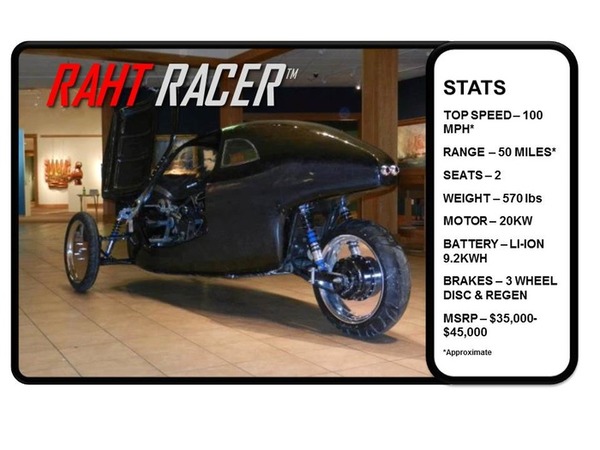 これが自転車の未来？自動車の速度で走ることができる「RAHT RACER」…米ミネアポリス発