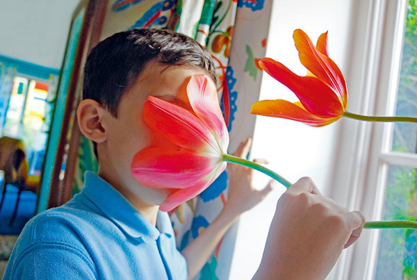 Pipilotti Rist, Mercy Garden Retour Skin, 2014. Audio video installation. Photo inspired by Yuji, courtesy of the artist, Hauser & Wirth, and Luhring Augustine