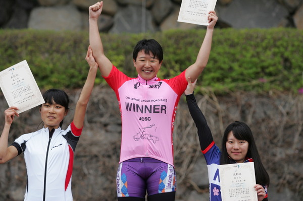 梶原悠未がチャレンジサイクルロードで独走して2連覇