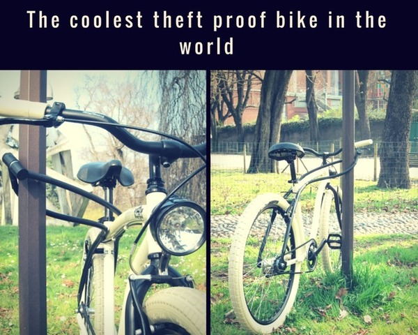 変化自在のビルトインロックで盗難を防ぐ自転車「Frame Block」…伊ミラノ発
