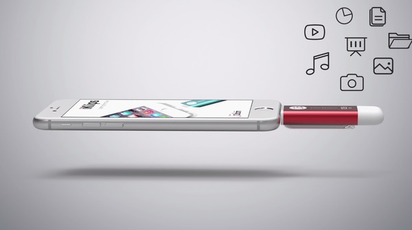 LightningとUSB3.0に直接接続できるiOS用外部ストレージ「 iKlips」…台湾発
