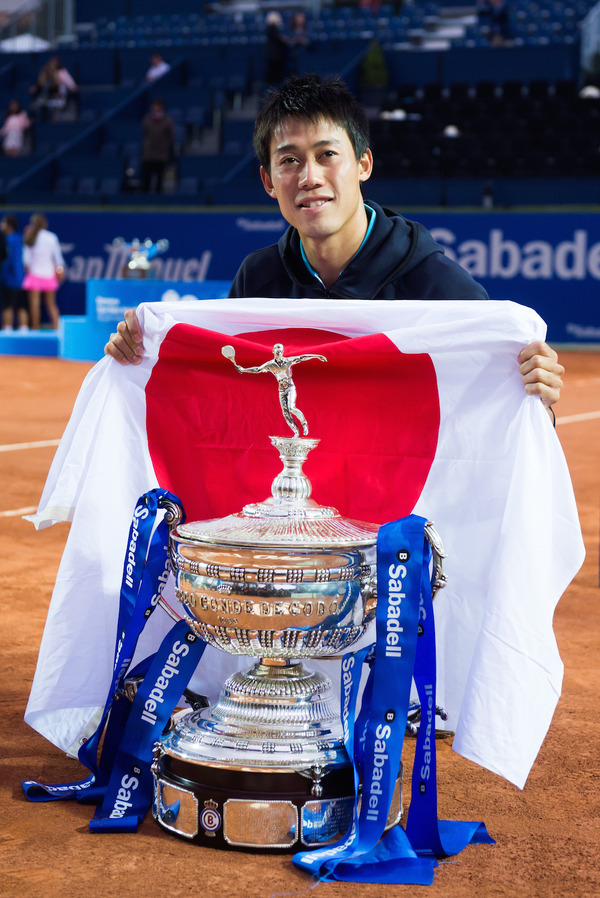 錦織圭がバルセロナ・オープンを連覇（2015年4月26日）