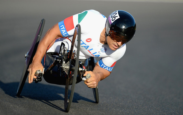 ロンドンパラリンピックのアレッサンドロ・ザナルディ 参考画像（2012年9月5日）