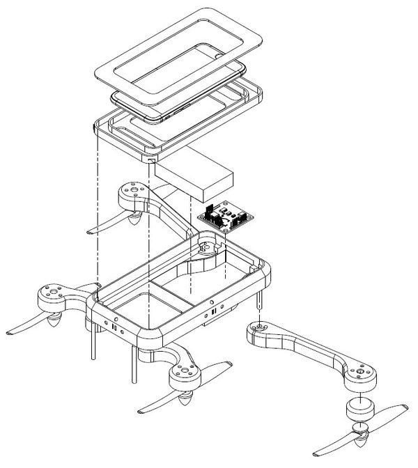 スマホをドローンにする「Phone Drone」