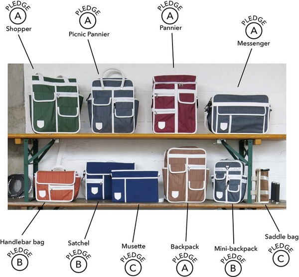 自転車用のバッグシリーズ「Goodordering Cycling bags2.0」