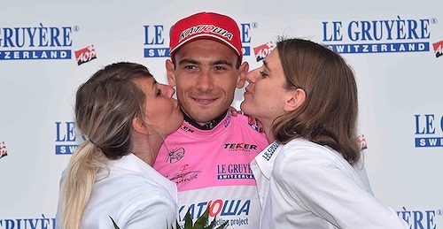 2015年ツール・ド・ロマンディ第6ステージ、マキシム・ベルコフ（カチューシャ）が山岳賞