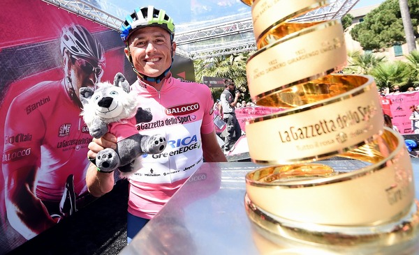 2015年ジロ・デ・イタリア第2ステージ、サイモン・ゲランス（オリカ・グリーンエッジ）