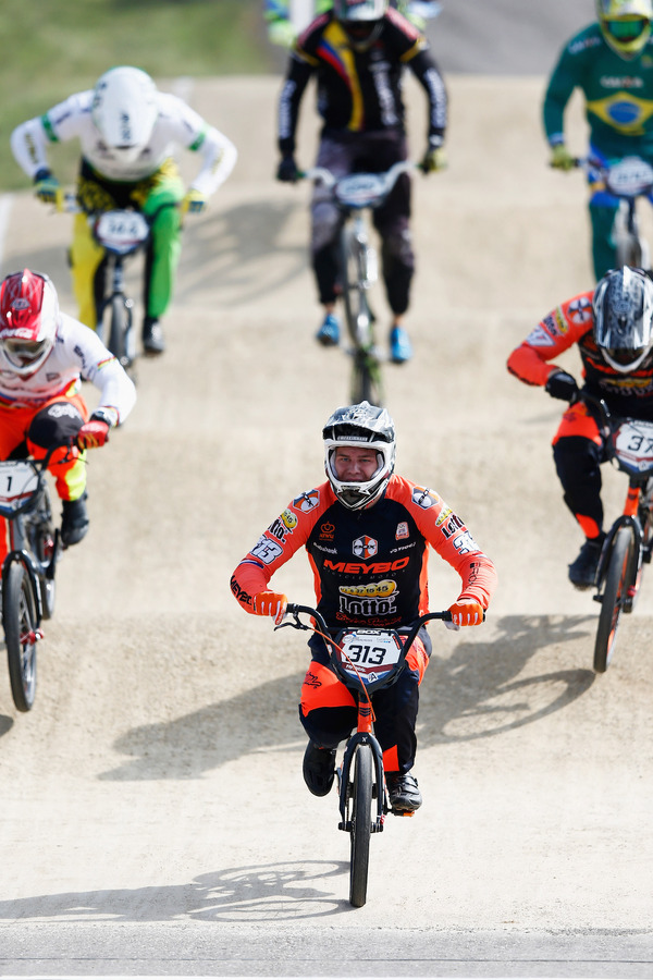2015年UCI BMXスーパークロス・ワールドカップ第2戦オランダ・パペンダル大会男子、ニーク・キマンが優勝（2015年5月10日）